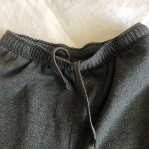 dark grey oversized sweatpants